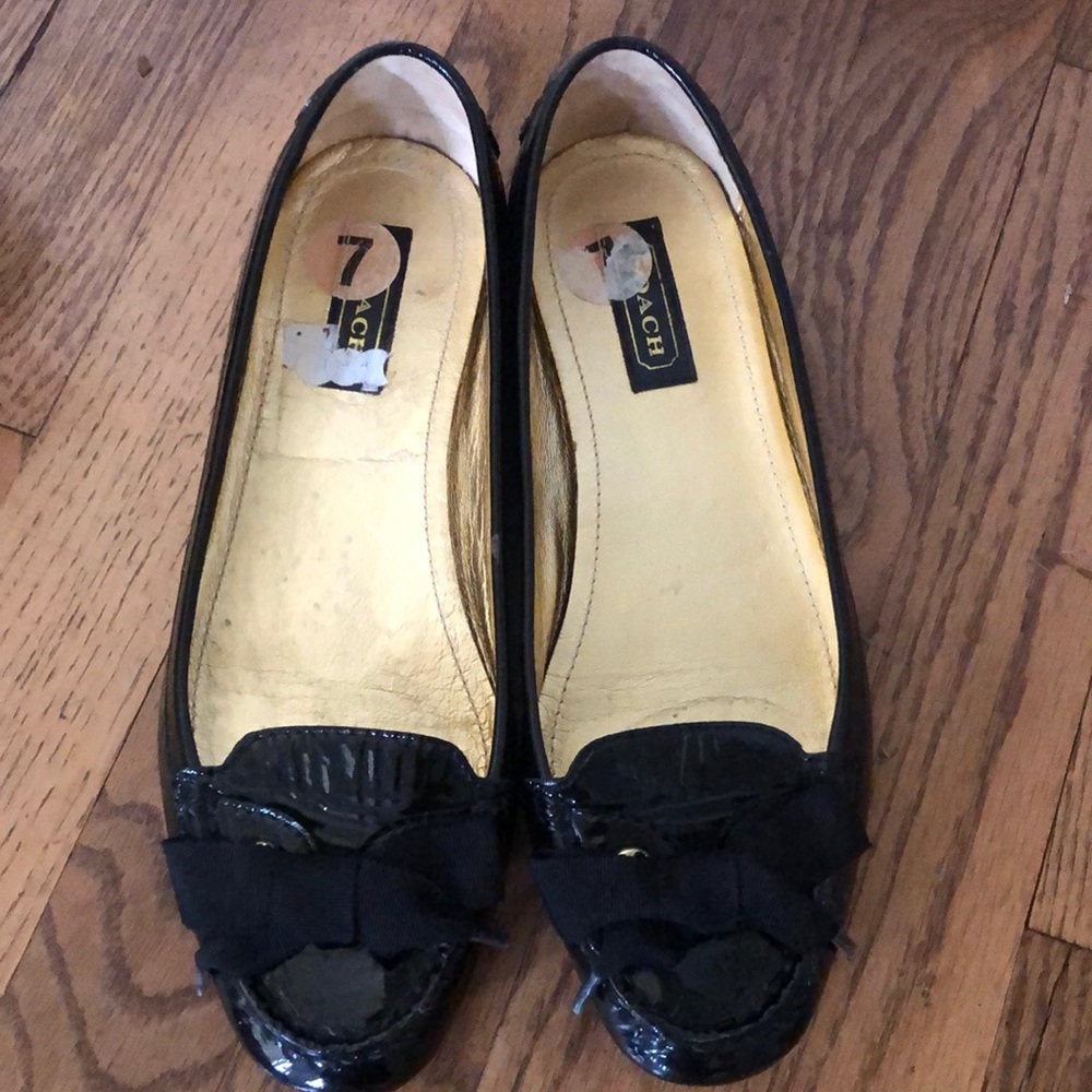 Coach Loafers patent leather